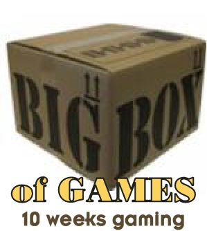 Big box of games - 10-12 games for 10 weeks Big box of games - 10-12 games for 10 weeks